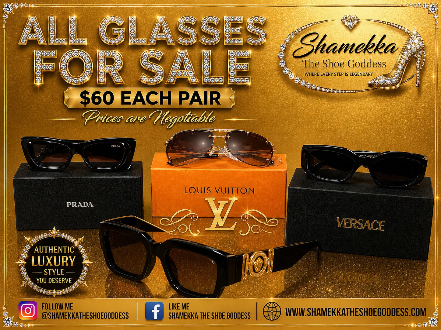 Luxury Fashion Glasses